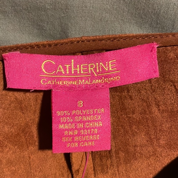 Suede Look Dress - Picture 4 of 5